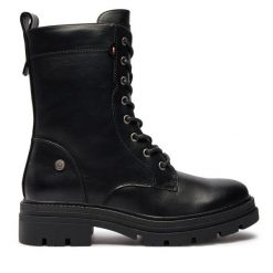 Trapery Refresh. Czarne trapery damskie Refresh, bez obcasa. Za 279.99 zł.