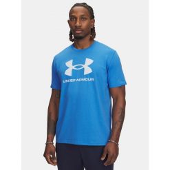 T-Shirt Męski Under Armour Koszulka Męska Z Logo. Niebieskie t-shirty męskie Under Armour, m, bez wzorów, bez kołnierzyka. Za 119.99 zł.