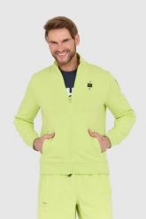 BLAUER Zielona rozpinana bluza. Zielone bluzy bez kaptura męskie Blauer USA, l. W wyprzedaży za 299.99 zł.