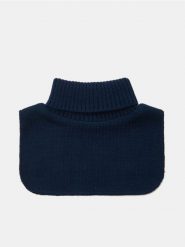 Szalik golf - granatowy. Niebieskie szaliki dziecięce Sinsay, bez ramiączek. Za 15.99 zł.