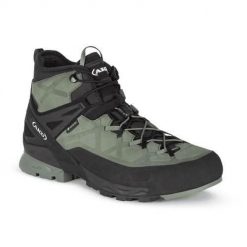 Buty trekkingowe męskie Aku Rock Dfs Mid Gtx. Buty trekkingowe męskie Aku, z materiału, za kostkę, bez zapięcia, trekkingowe. Za 819.99 zł.