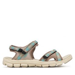 Sandały CMP. Zielone obuwie trekkingowe damskie CMP, bez wzorów, bez obcasa. Za 209.99 zł.