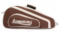 Torba do badmintona Kawasaki K1G00-C8903. Brązowe torby męskie na ramię Kawasaki, bez wzorów, z materiału, duże, bez dodatków. Za 349.99 zł.