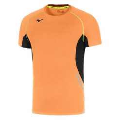 Koszulka Mizuno Premium. Brązowe t-shirty sportowe męskie Mizuno, bez ramiączek, do biegania. Za 177.50 zł.
