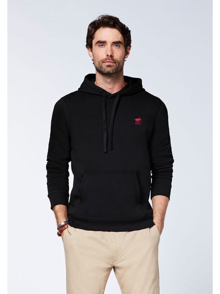 Polo Sylt Bluza w kolorze czarnym rozmiar: M. Czarne bluzy z kapturem męskie Polo Sylt, m. Za 114.17 zł.