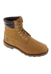 Trapery męskie, 6 In Basic Boot. Brązowe buty zimowe męskie Timberland, z materiału, bez zapięcia. Za 599.00 zł.