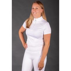 Damska koszulka polo na zawody Harry's Horse Sienna (x5). Białe bluzki damskie HARRYS HORSE, s, bez wzorów, sportowe, bez kołnierzyka, bez ramiączek. Za 203.00 zł.