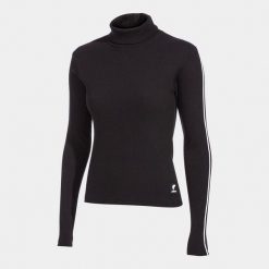 Koszulka turystyczna damska Joma Daphna z golfem. Czarne bluzki damskie Joma, xs, bez wzorów, sportowe, bez kołnierzyka, bez ramiączek. Za 94.99 zł.