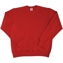 Męska Bluza Z Długim Rękawem I Wycięciem Pod Szyją. Czerwone bluzy bez kaptura męskie SG, m. Za 83.99 zł.