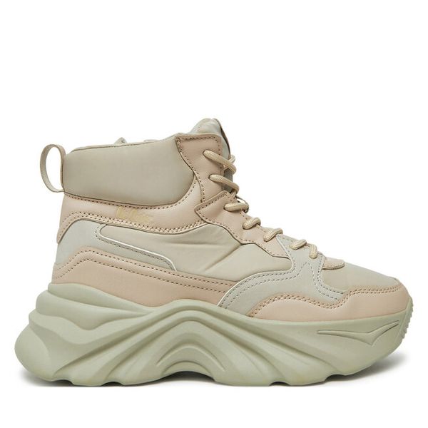 Trzewiki Lee Cooper. Brązowe botki damskie Lee Cooper, bez obcasa, na koturnie, bez zapięcia. Za 149.99 zł.