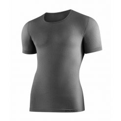 Podkoszulek z krótkim rękawem Brubeck Base Layer Ultra Light 3D. Szare bielizna termoaktywna męska Brubeck, l, bez wzorów. Za 99.99 zł.