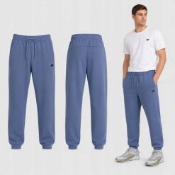 SPODNIE MĘSKIE 4F DRESOWE JOGGERY SPORTOWE 3XL M1673 SS26. Szare spodnie sportowe męskie 4f, z bawełny. Za 149.99 zł.