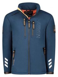 Geographical Norway Kurtka softshellowa "Richywood" w kolorze niebieskim rozmiar: L. Niebieskie kurtki outdoor męskie Geographical Norway, l, bez wzorów, bez kaptura. Za 303.78 zł.