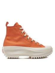Converse Trampki Run Star Hike A09911C Brązowy. Brązowe trampki i tenisówki damskie Converse, bez wzorów, z materiału. Za 379.99 zł.
