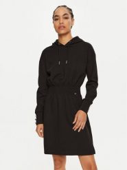 Gaudi Sukienka codzienna 421BD14007 Czarny Regular Fit. Czarne sukienki damskie GAUDI, na co dzień, xs, bez wzorów, z syntetyku, bez kołnierzyka, bez ramiączek, proste. Za 539.99 zł.