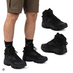 Buty trekkingowe męskie KADVA Obsidian Mid WP. Czarne buty trekkingowe męskie KADVA, na jesień, z gumy, przed kolano, bez zapięcia, trekkingowe. Za 299.99 zł.