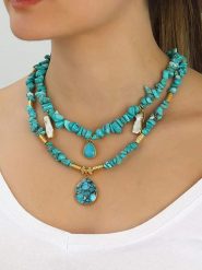 L'Atelier de Gaia Pozłacany naszyjnik z elementami ozdobnymi - dł. 40 cm rozmiar: onesize. Białe naszyjniki damskie L'Atelier de Gaia, pozłacane. Za 113.99 zł.