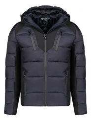 Geographical Norway Kurtka zimowa "Bastian" w kolorze granatowym rozmiar: XL. Niebieskie kurtki męskie Geographical Norway, na zimę, xl, bez wzorów, bez kaptura. Za 321.97 zł.