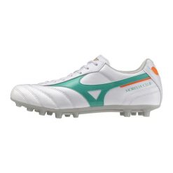 Buty piłkarskie Mizuno Morelia II Club AG. Białe buty fitness męskie Mizuno, do piłki nożnej. Za 294.50 zł.