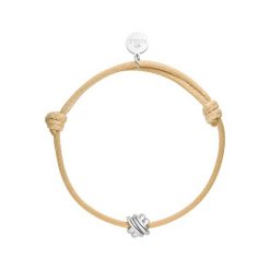 Purelei Purelei Bransoletka Knot Bransoletki 1 ct Szary Damski. Szare bransoletki damskie Purelei, pozłacane. Za 65.89 zł.