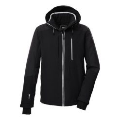 Kurtka narciarska Killtec KSW 45. Czarne kurtki męskie KILLTEC, m, bez wzorów, bez kaptura, narciarskie. Za 828.00 zł.