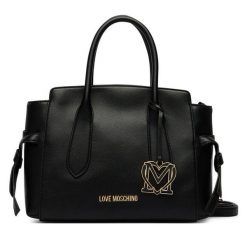 Torebka LOVE MOSCHINO. Czarne torebki klasyczne damskie Love Moschino, bez wzorów, bez dodatków. Za 1,009.00 zł.