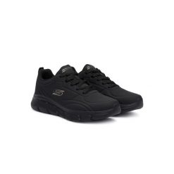 Buty sportowe męskie Skechers Bobs B Flex Arctic Edge. Czarne buty sportowe na co dzień męskie Skechers, z materiału, bez zapięcia. Za 289.99 zł.