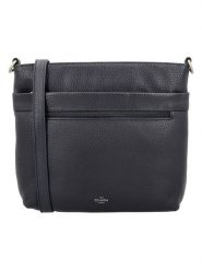 Charm Skórzana torebka w kolorze granatowym - 27 x 22 x 5 cm rozmiar: onesize. Niebieskie torebki klasyczne damskie Charm, bez wzorów, z materiału, bez dodatków. Za 282.99 zł.