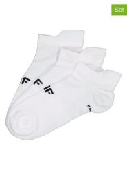 4F Skarpety (3 pary) w kolorze białym rozmiar: 39-42. Białe skarpetki męskie 4f, bez wzorów. Za 23.95 zł.
