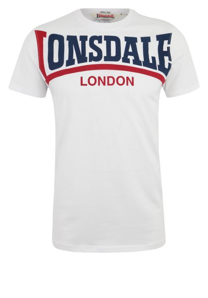 T-shirt o wąskim kroju Lonsdale Creation. Białe t-shirty męskie Lonsdale, m, bez wzorów, z bawełny, bez kołnierzyka. Za 114.04 zł.