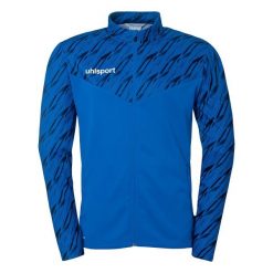 Kurtka z dresu Uhlsport Progressive 28 Poly. Czarne kurtki damskie UHLSPORT, bez wzorów, z dresówki, sportowe, bez kaptura. Za 168.50 zł.