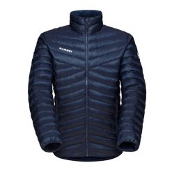 Kurtka puchowa damska Mammut Albula IN. Niebieskie kurtki damskie Mammut, l, bez wzorów, z puchu, bez kaptura. Za 969.99 zł.