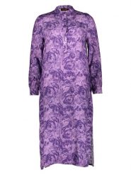 Miss goodlife Sukienka "Flower" w kolorze fioletowym rozmiar: M. Różowe sukienki damskie miss goodlife, na co dzień, m, bez wzorów, z wiskozy, bez kołnierzyka, bez ramiączek, midi, proste. Za 217.99 zł.