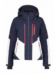 Icepeak Kurtka narciarska "Fithian" w kolorze granatowo-białym rozmiar: 38. Niebieskie kurtki narciarskie i snowboardowe damskie ICEPEAK, m, bez wzorów, bez kaptura, narciarskie. Za 505.13 zł.