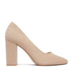 Czółenka JENNY. Brązowe czółenka damskie Jenny, bez wzorów, bez obcasa. Za 119.99 zł.