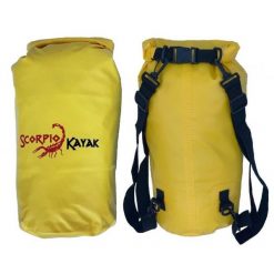 WOREK/PLECAK WODOSZCZELNY NA WYPRAWY WODNE SPŁYWY KAJAKOWE SCORPIO KAYAK 20L. Żółte plecaki damskie SCORPIO KAYAK, bez wzorów. Za 89.00 zł.