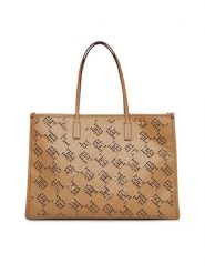 Tommy Hilfiger Torebka Th City AW0AW17501 Brązowy. Brązowe torebki klasyczne damskie Tommy Hilfiger, bez wzorów, ze skóry, bez dodatków. Za 479.99 zł.