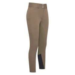 Damskie spodnie jeździeckie o pełnej przyczepności HV Polo Cleo. Brązowe spodnie materiałowe damskie HV POLO, bez wzorów, z dżerseju, eleganckie. Za 602.00 zł.