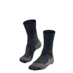 Skarpetki damskie Falke TK1. Niebieskie skarpetki damskie Falke, bez wzorów, z elastanu. Za 114.45 zł.