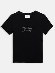 Juicy Couture Koszulka w kolorze czarnym rozmiar: XS. Czarne bluzki damskie Juicy Couture, xs, bez wzorów, bez kołnierzyka. Za 127.05 zł.