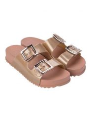 Zaxy Klapki "Partner III" w kolorze złotym rozmiar: 38. Żółte klapki damskie Zaxy, bez wzorów, bez obcasa. Za 107.95 zł.