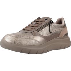 Buty GEOX D PLUMMERY Brąz. Brązowe obuwie trekkingowe damskie Geox. Za 363.99 zł.