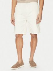 Guess Jeans Szorty materiałowe M5GD44 WGCV1 Écru Regular Fit. Szorty męskie Guess Jeans, z bawełny, bez kołnierzyka. Za 179.99 zł.