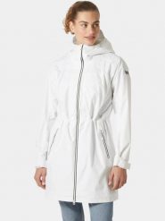 Płaszcz Przeciwdeszczowy Damski Helly Hansen W Westport. Białe kurtki przeciwdeszczowe damskie Helly Hansen, xs, bez kaptura. Za 839.00 zł.