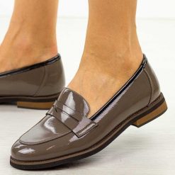 Szare skórzane mokasyny damskie Cambell 663. Szare mokasyny damskie Cambell, z jeansu. Za 219.00 zł.