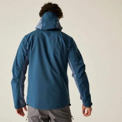 Kurtka wodoodporna Dare 2B Torrek II. Niebieskie kurtki męskie Dare 2b, l, bez wzorów, z materiału, z kapturem. Za 362.50 zł.