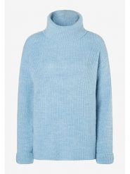 More & More Sweter w kolorze błękitnym rozmiar: 38. Niebieskie golfy damskie MORE & MORE, bez wzorów, bez ramiączek. Za 248.45 zł.