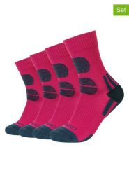 Camano Skarpety (4 pary) w kolorze różowym rozmiar: 39-42. Różowe skarpetki męskie camano, bez wzorów, prążkowane. Za 43.99 zł.