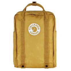 Plecak szkolny Tree-Kanken. Żółte plecaki damskie Fjällräven, bez wzorów. W wyprzedaży za 458.95 zł.