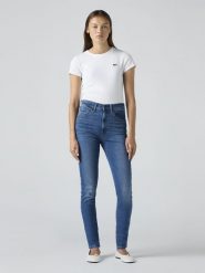 Levi's Dżinsy - Skinny fit - w kolorze niebieskim rozmiar: W33/L30. Niebieskie jeansy damskie Levi's, z podwyższonym stanem. Za 234.95 zł.